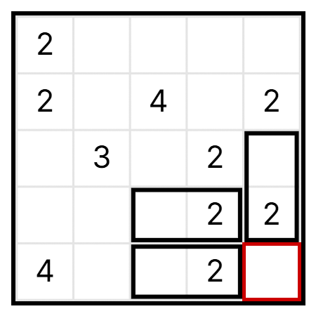 Rectangle without a number